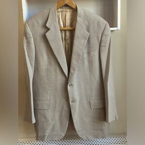 Enrico Isaia 50% Silk 50% Wool 2-Button Men’s Sport Coat Blazer Size 52 R